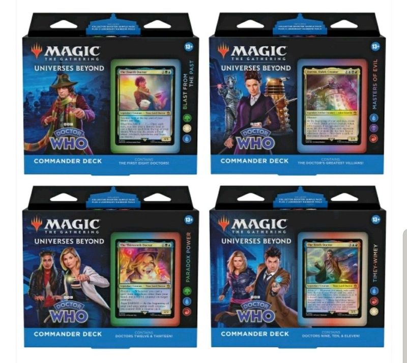 Magic: the gathering - Complete Commander Deck Set - Universes Beyond: Doctor Who