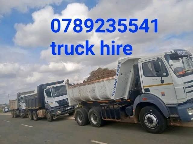 TRUCK FOR HIRE, rubble removals