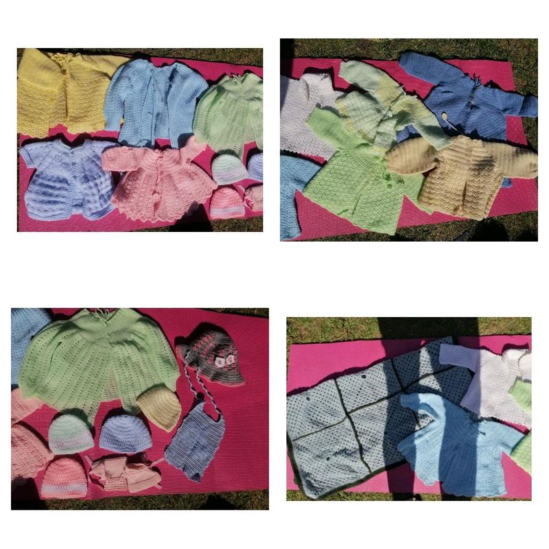 Knitted baby clothes Size newborn-6months mix