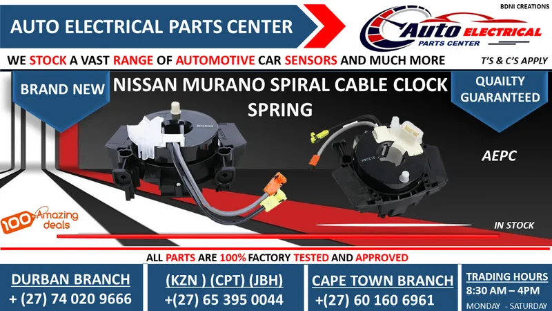 NISSAN MURANO SPIRAL CABLE CLOCK / SPRING