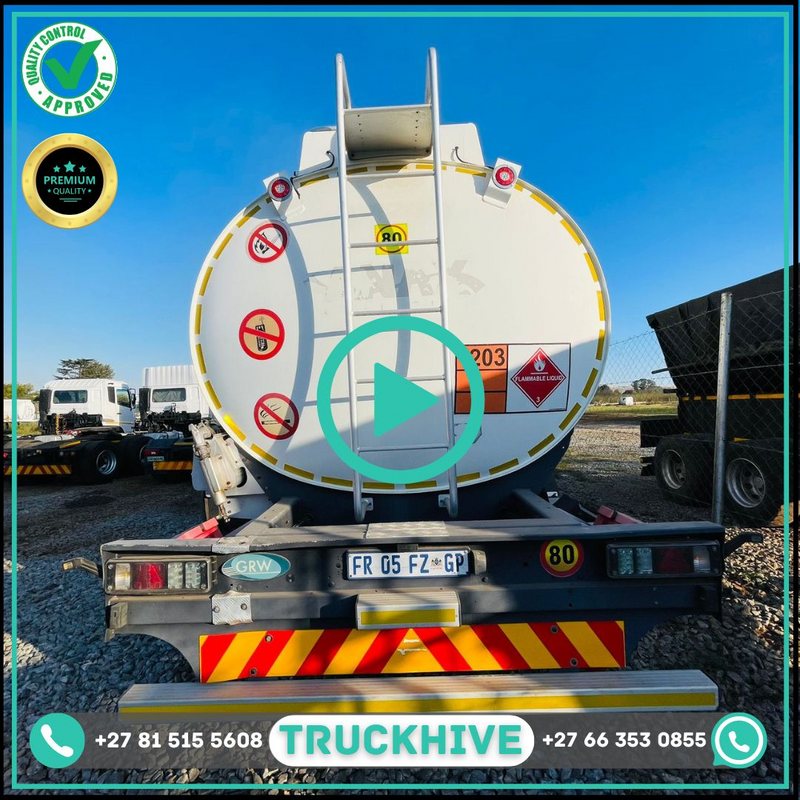 TESTED: 2016 GRW - 40 000 LITRES FUEL TANKER FOR SALE