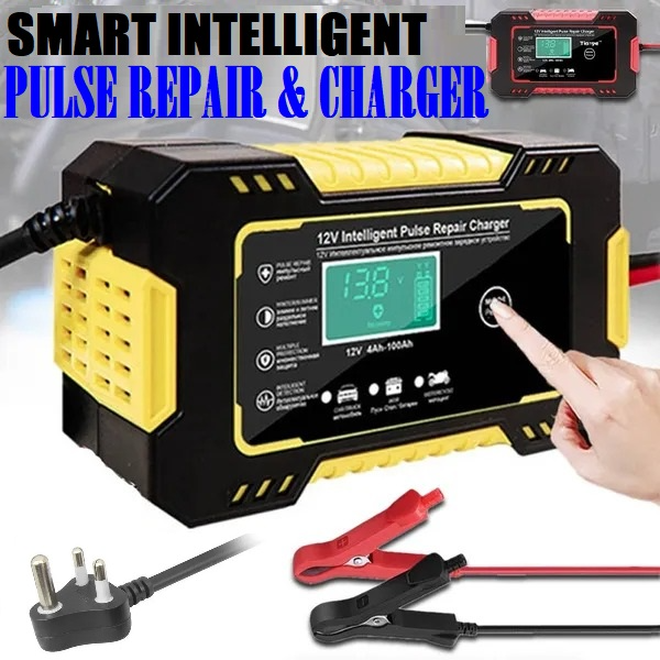 Fully Automatic Battery Chargers 12V 6A Smart Pulse Repair LCD Battery Chargers. Brand New Products.