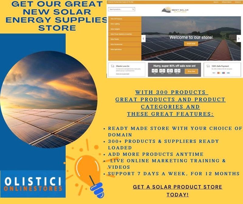 Solar Supplies Store for sale