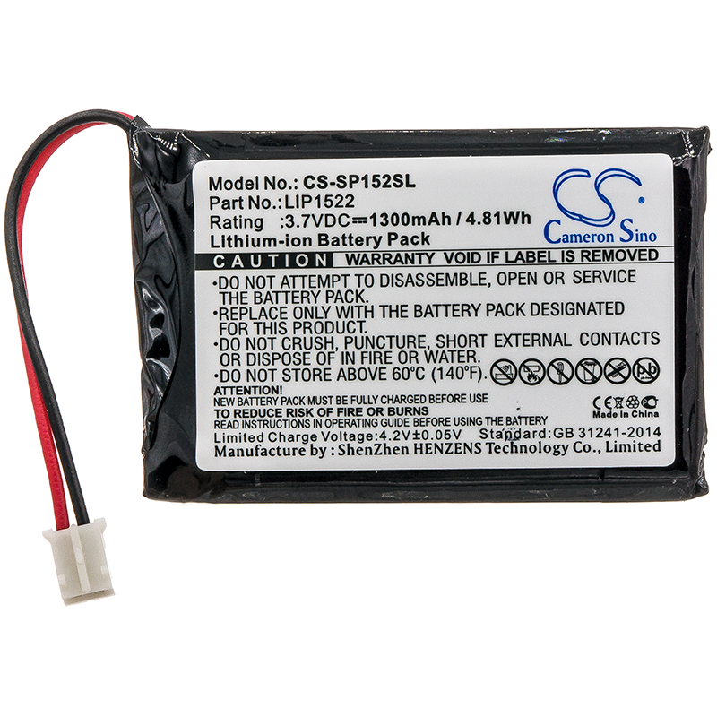 Game, PSP, NDS Battery CS-SP152SL for SONY CUH-ZCT1H etc.