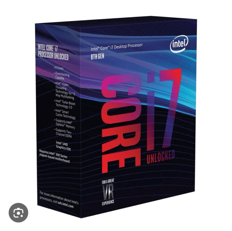 Intel core i7 8700k CPU