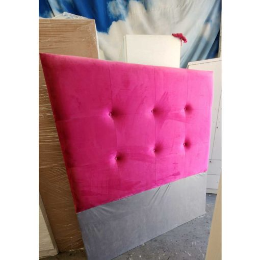 Double headboard pink velvet for R800