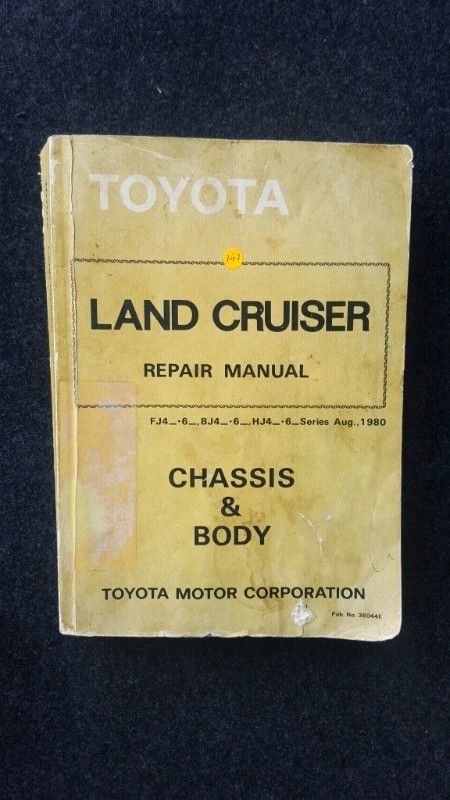 1981 - 83 Toyota Land Cruiser Repair Manual