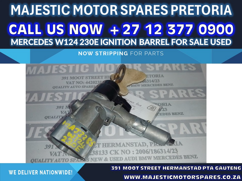 Mercedes 230E W124 ignition barrel for sale used
