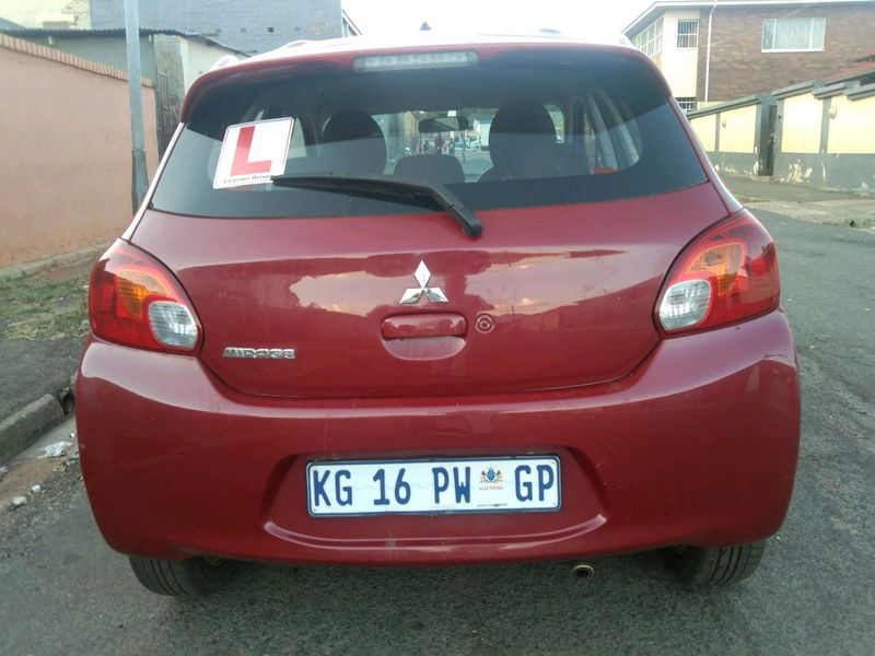 MITSUBISHI MIRAGE 1.0LTR 72000KM R67000 MANUAL GEAR CLOTH SEATS THUMB START EXTREMELY SUPER CLEAN