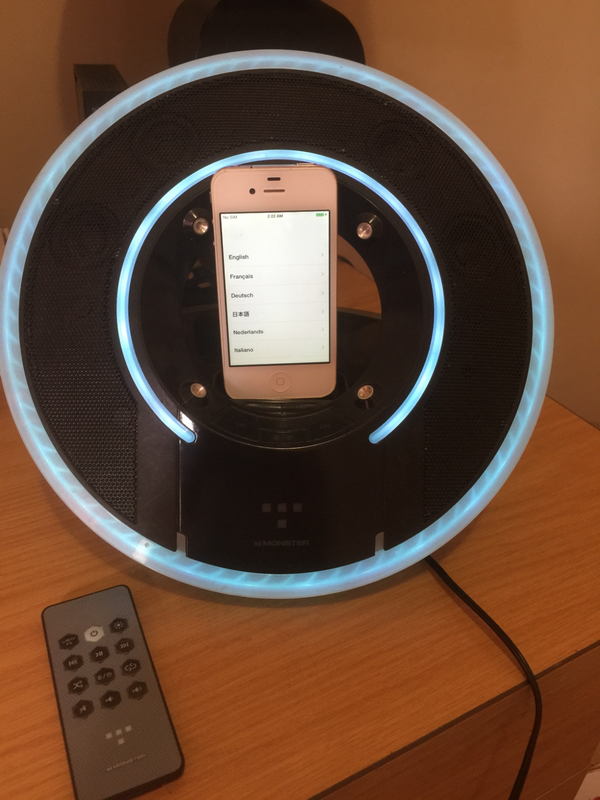 Monster Light Disc Tron Edition 30-Pin iPod/iPhone Speaker Dock