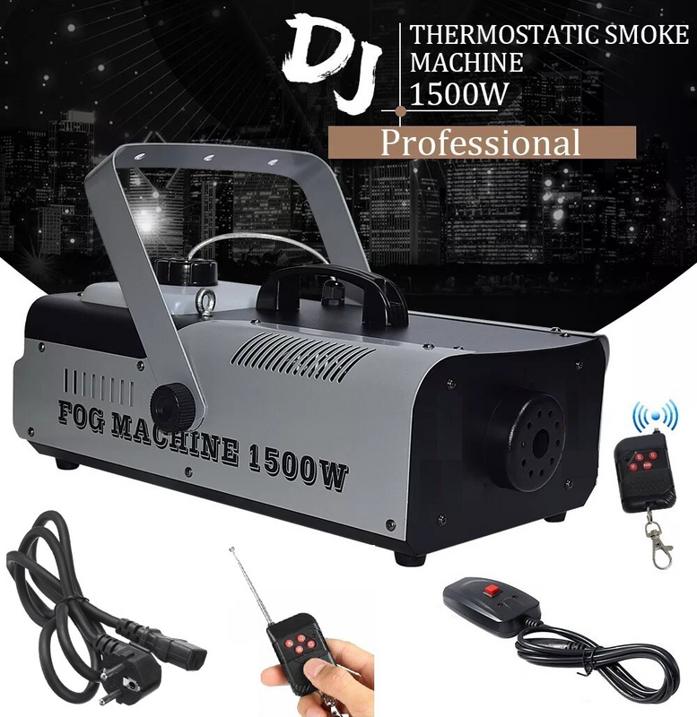 Professional Smoke Fogger Machine 1500W Heavy Duty, Compact and High Capacity. Brand New Products.