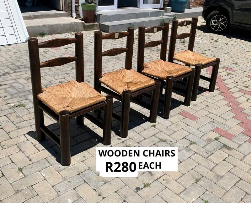 REAL WOOD CHAIRS