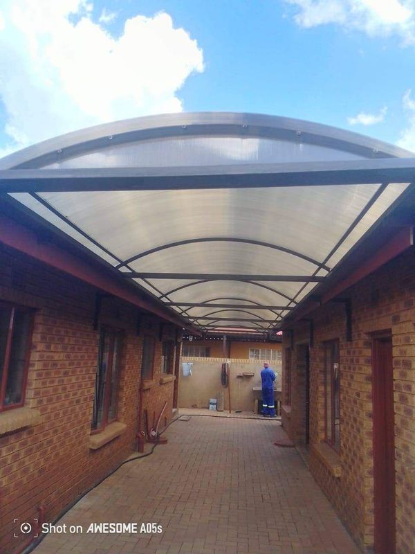 Gutters, facialboards and pillar covering, carports