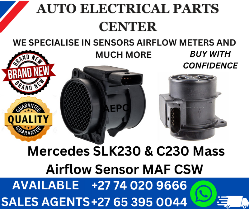 Mercedes SLK230 &amp; / C230 OEM Mass Airflow Sensor MAF CSW