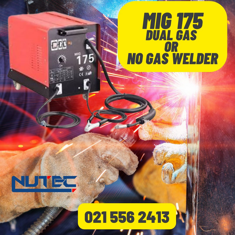MIG 175 (GAS/NO GAS) DUAL Welder.