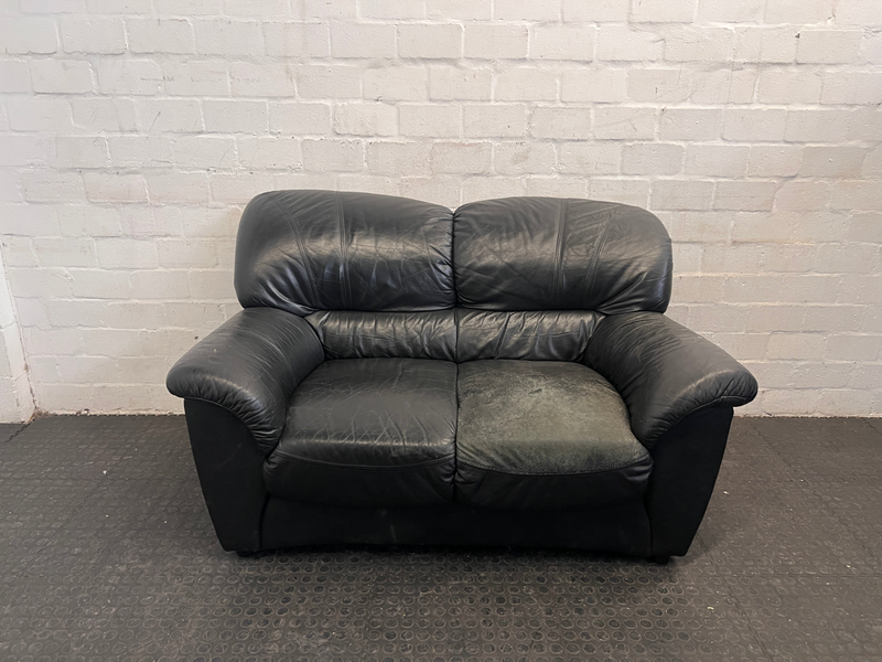 Black Two Seater Couch-