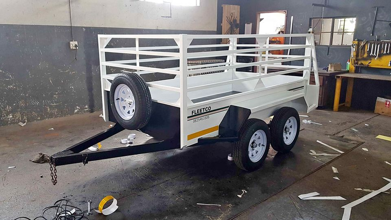 Fleetco Plate size double axel unbraked utility trailer