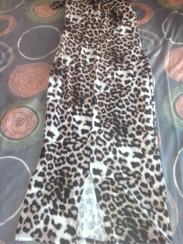 A leopard dress