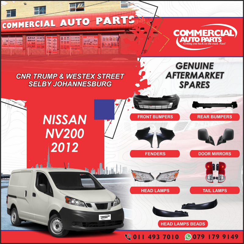 Nissan NV200 2012 Aftermarket Parts