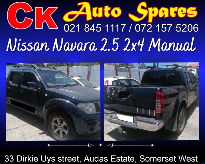 Nissan Navara 2.5 2x4 manual spares for sale