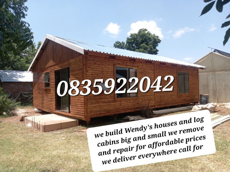 6x8mt cabin wood for sale