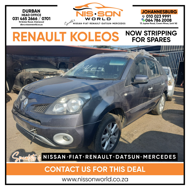 RENAULT KOEOS STRIPPING FOR SPARES