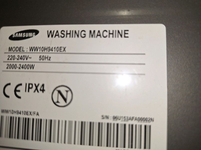 Samsung wifi washing machine