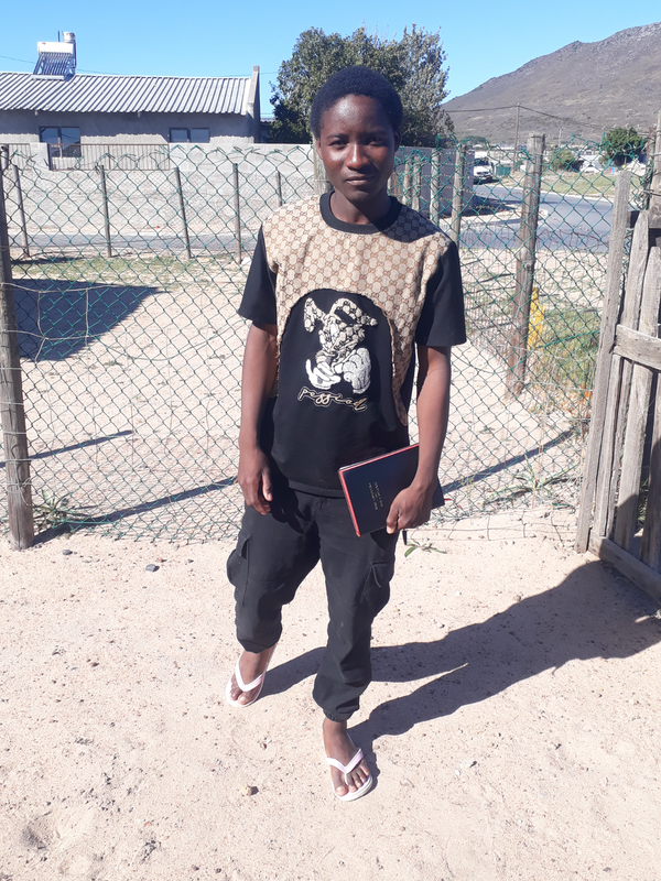 Malawian boy looking for job as gardener and general worker