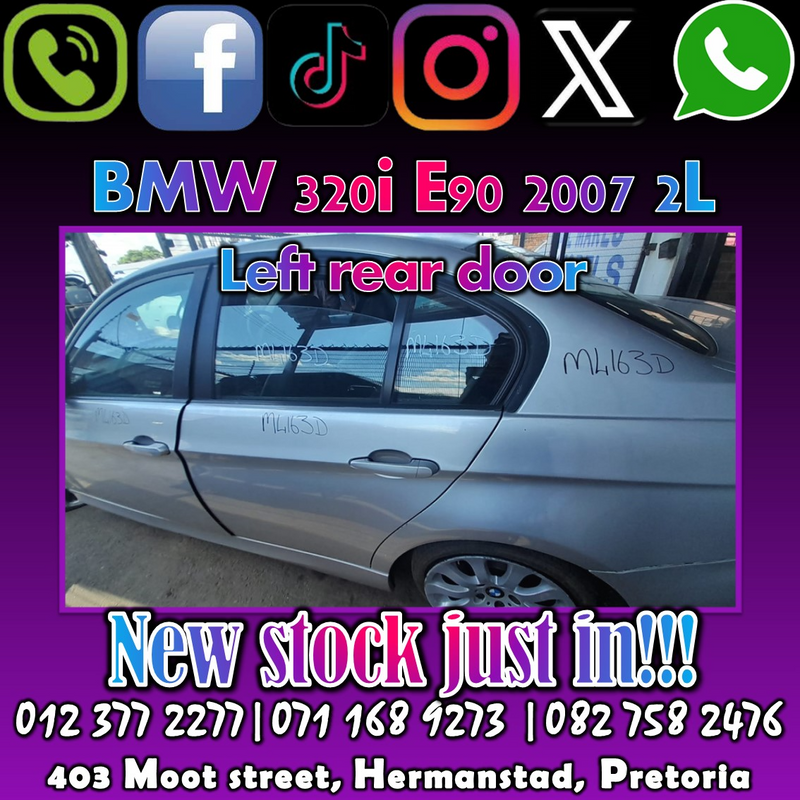 BMW 320i E90 2007 2L left rear door
