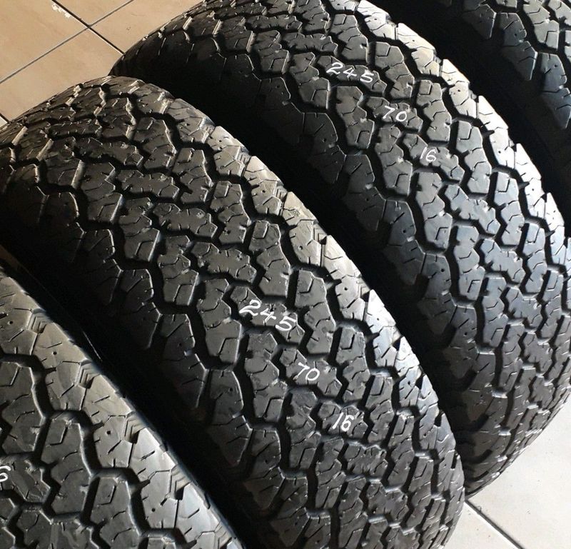 245/70/16×4 velocity we are selling quality used tyres at affordable prices call/whatsApp0631966190.