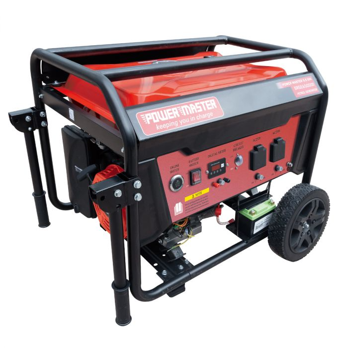 POWERMASTER GENERATOR 5.5KVA PETROL PUSH START