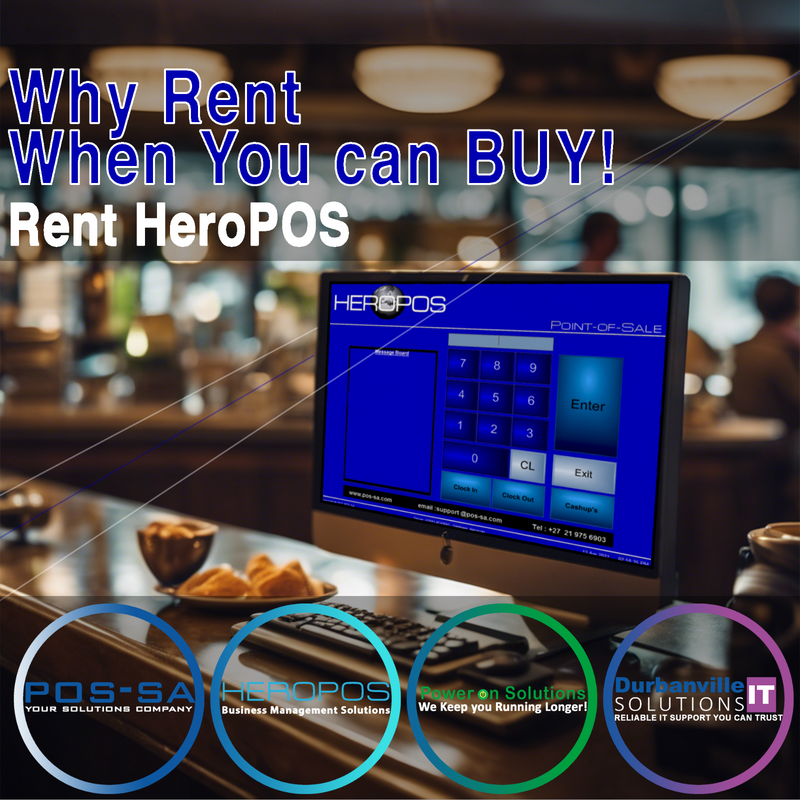 Rent a Complete HeroPOS System - Streamline Operations &amp; Boost Profitability!