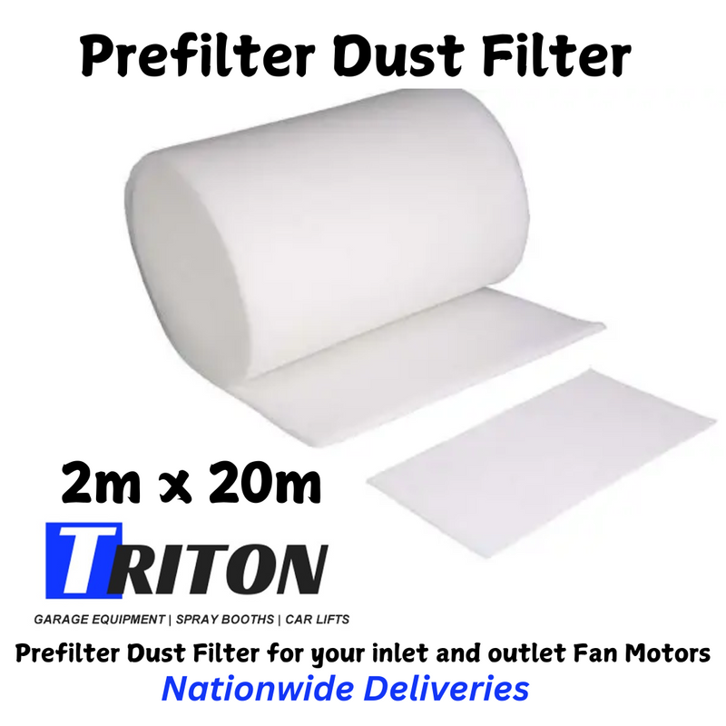 Prefilter Dust Filter. 2m x20m