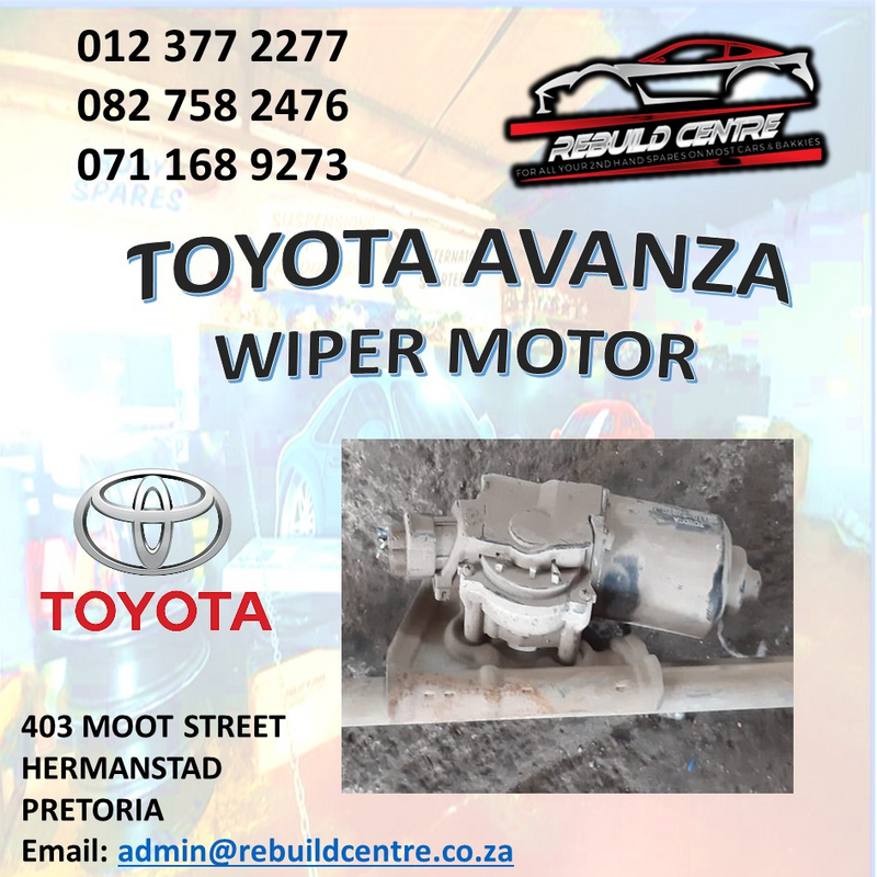 Toyota Avanza Wiper Motor