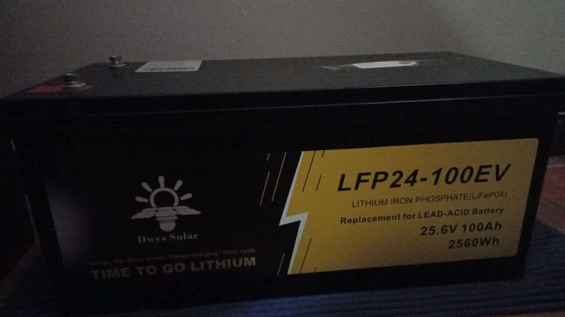 Lithium Iron battery for sale , almost new