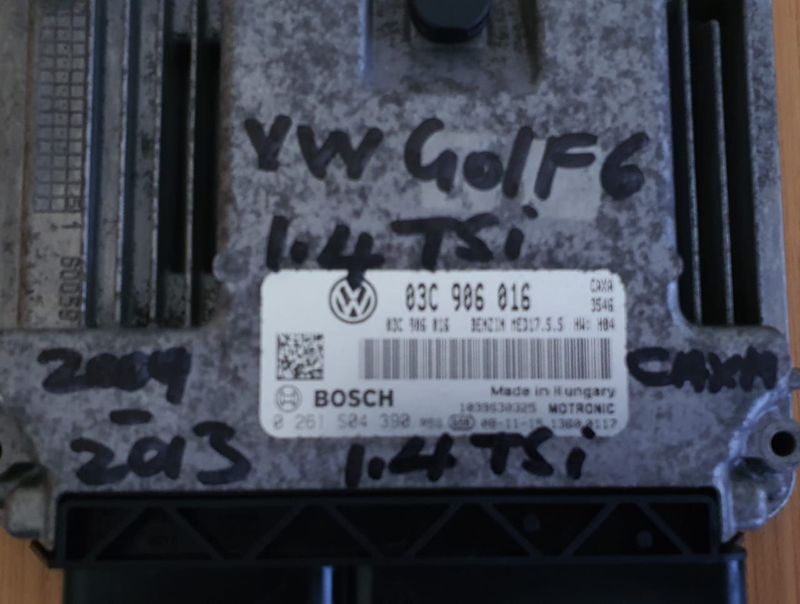 VW Golf 6 1.4 TSI CAXA 2009-2013 Bosch ECU part# 03C 906 016