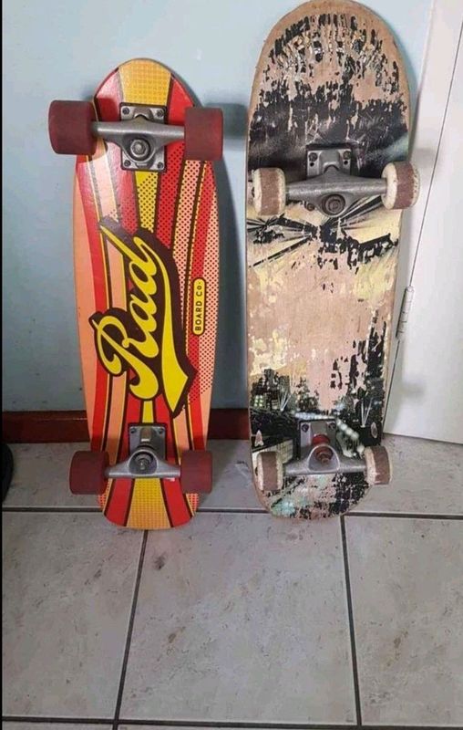 Skateboards , cruiser and normal
