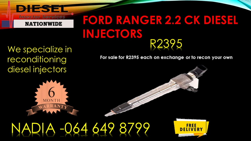 Ford Ranger 2.2 diesel injectors for sale on exchange CK