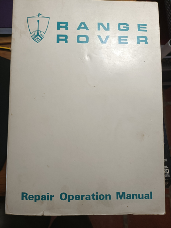 Range Rover Repair Operation Manual