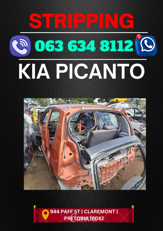 Kia picanto stripping for spares Contact me for the price 0636348112