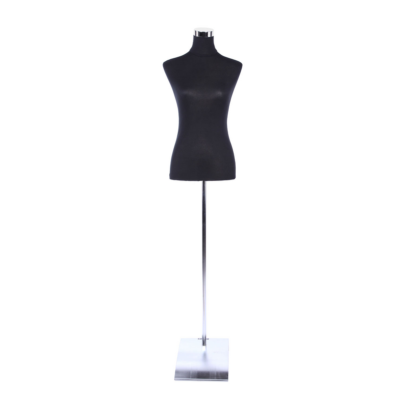 Female Display Torso Mannequin (Black &amp; Beige)