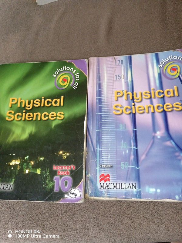 McMillan Physical science text books grades 10 and 11