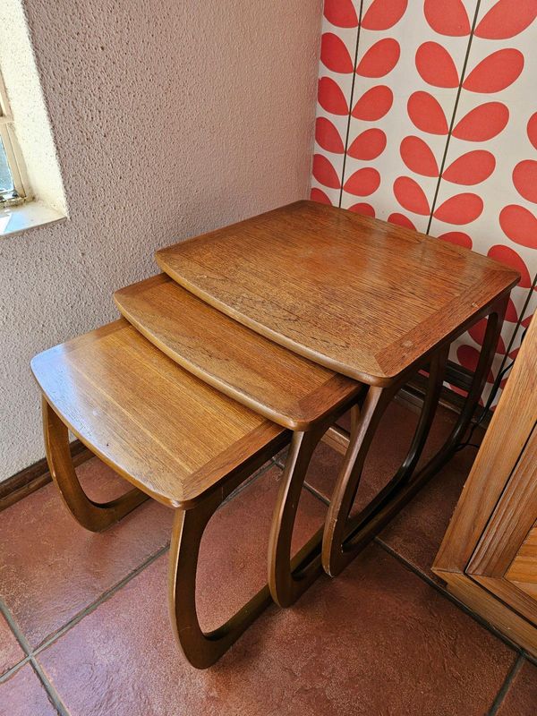 Set of 3 Wooden Side Tables
