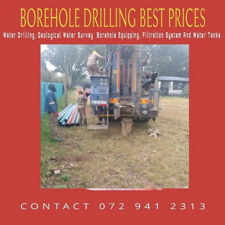 RELIABLE BOREHOLE DRILLING IRRIGATION SYSTEMS BOREHOLE PUMPS JOJO TANKS INSTALLATION AND REPAIRS