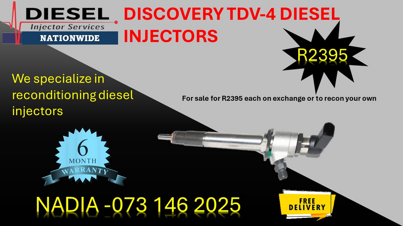 Discovery TDV4 diesel injectors for sale on exchange