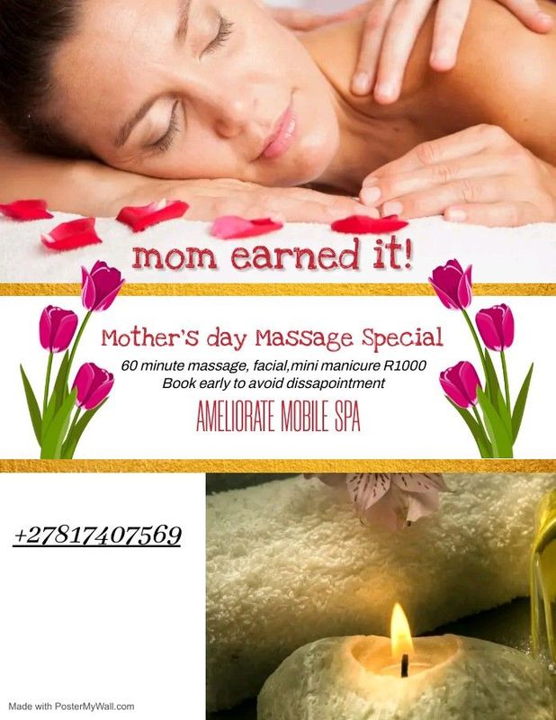 Enjoy your mother&#39;s day with us. at your comfort zone. call us we are here for you