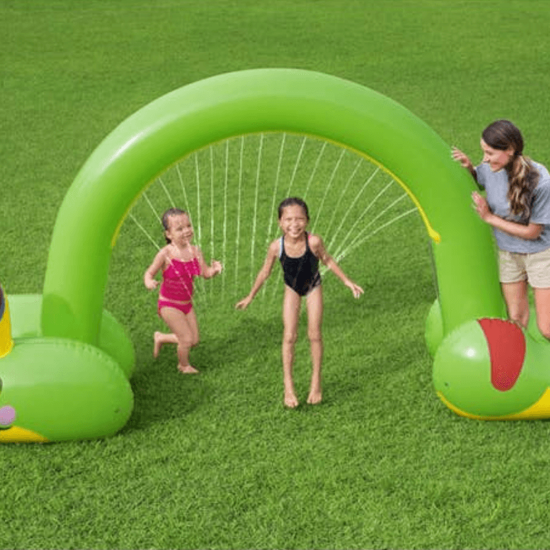 Caterpillar Inflatable Kids Sprinkler Arch