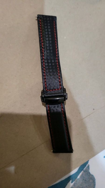 Samsung galaxy 20mm carbon fiber watch strap