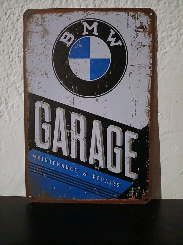 Bmw garage sign