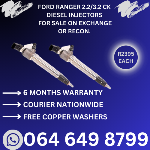 Ford Ranger 3.2 diesel injector for sale on exchange 6 months warranty